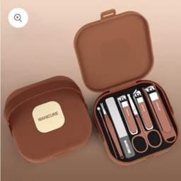 7 pcs Manicure Pedicure Nail Cutter Box Set Stainless Steel 2